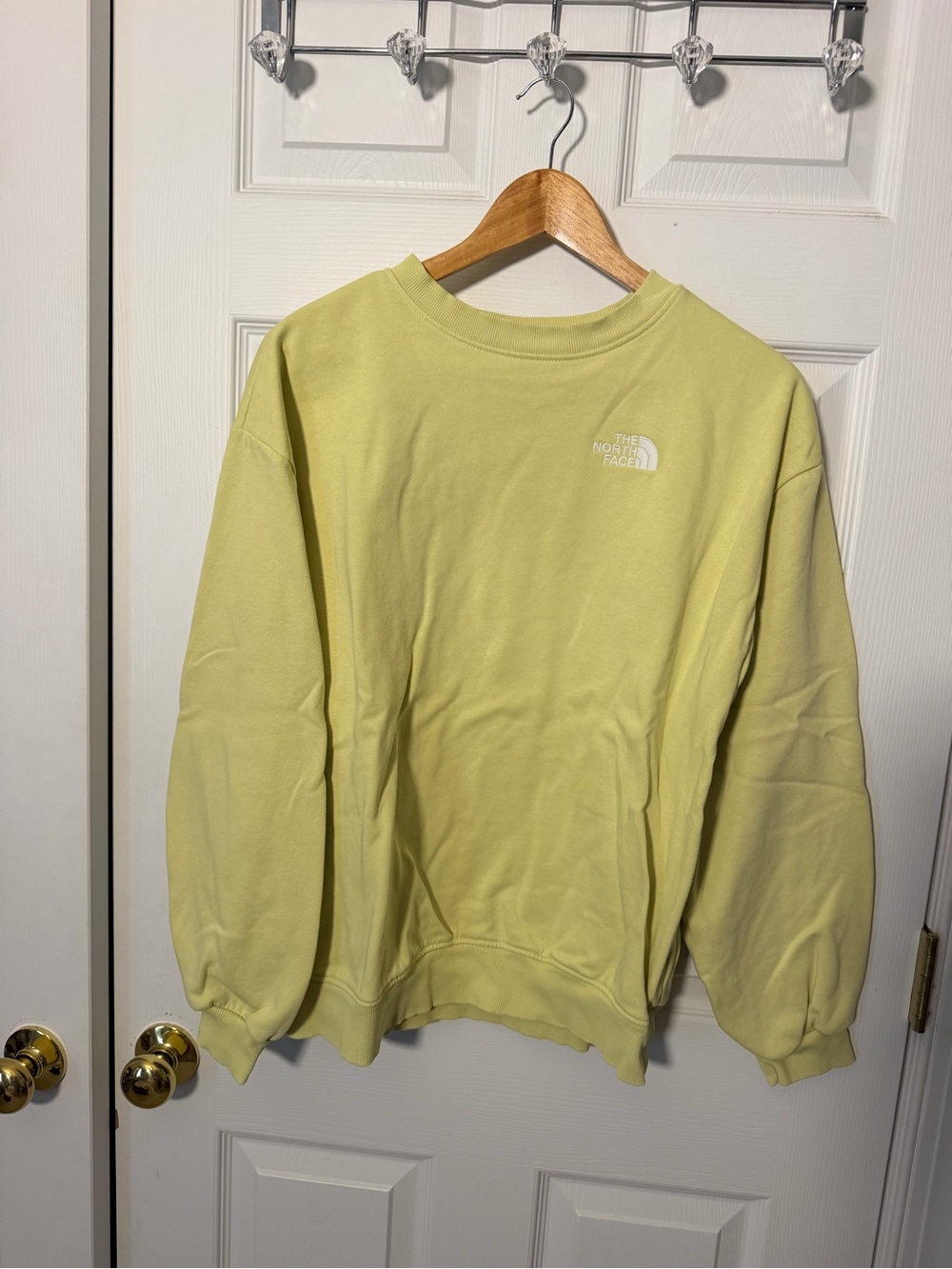 The North Face Men's Crewneck Sweatshirt in Lemon Yellow